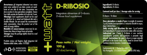 Etichetta D-Ribosio