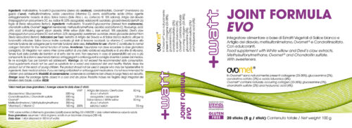 Etichetta Joint Formula Evo
