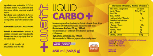 Etichetta Liquid Carbo+