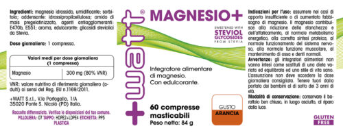 Etichetta Magnesio+