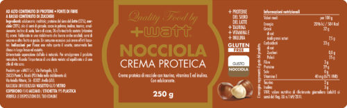 Nocciola Crema Proteica label