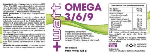 Etichetta Omega 3/6/9