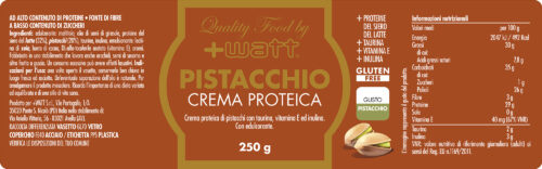 Etichetta Pistacchio Crema Proteica