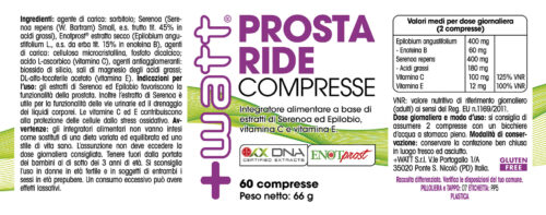 Etichetta Prosta Ride Compresse