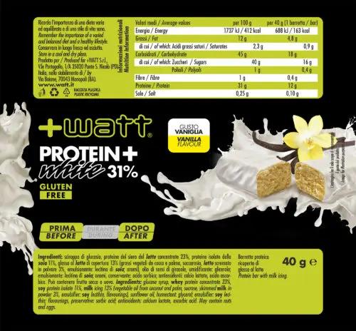 Etichetta Protein+ White
