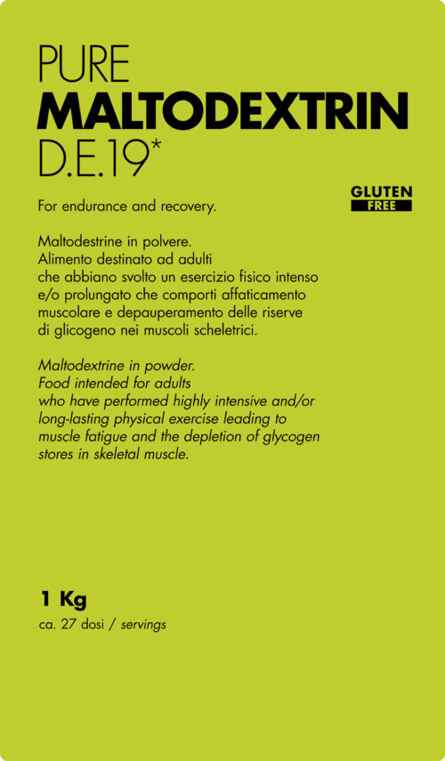 Etichetta Pure Maltodextrin D.E. 19