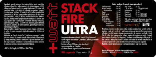 Etichetta Stack Fire Ultra