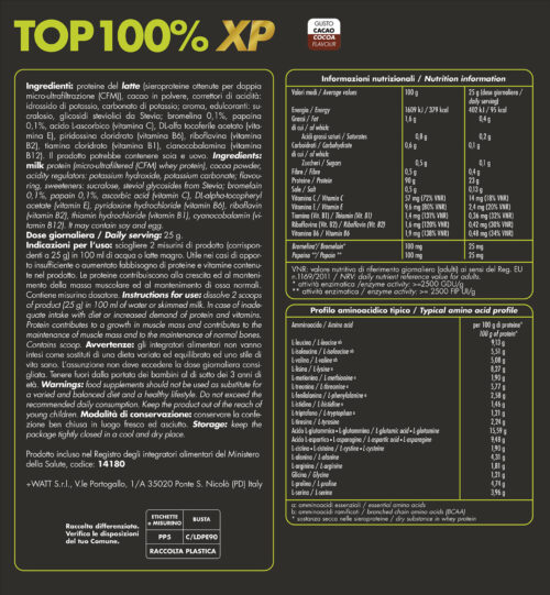 Etichetta Top 100% XP - 1