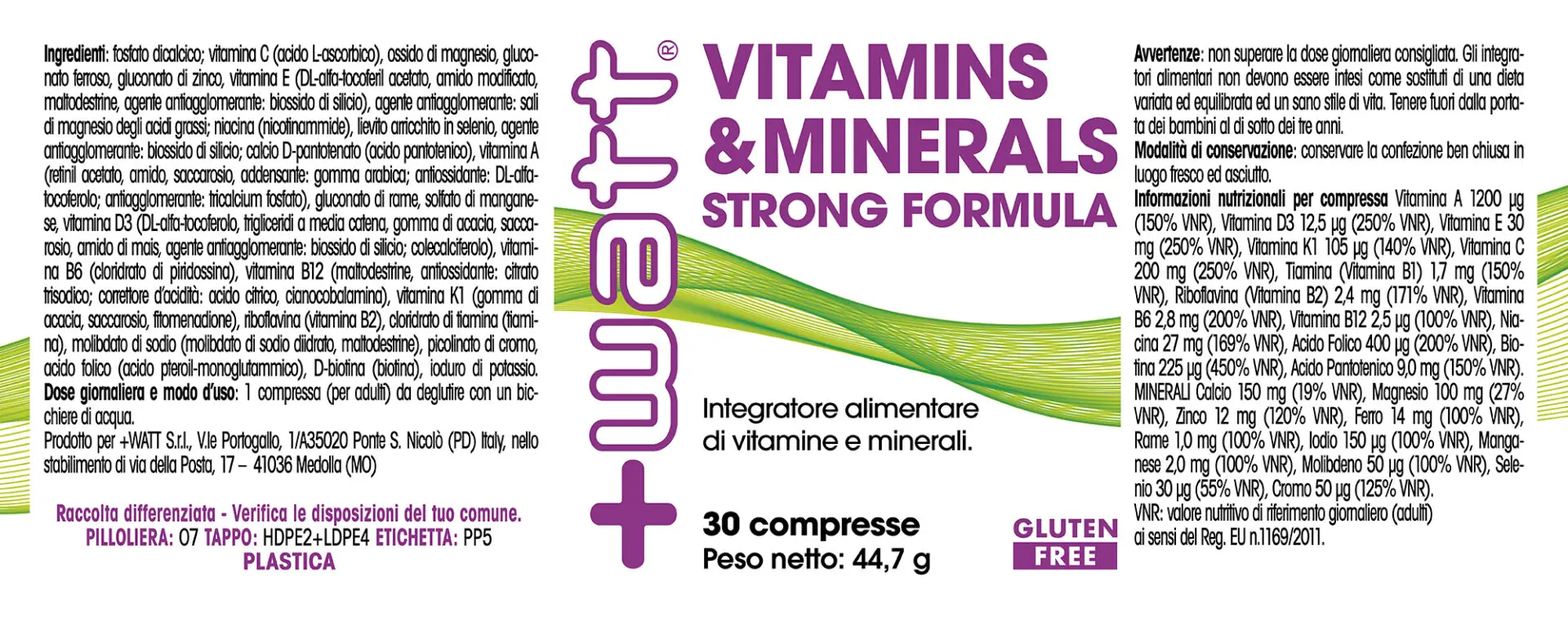 Vitamins&Minerals Strong Formula